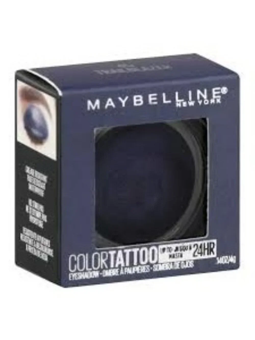 Maybelline New York Color Tattoo 24HR Cream Eyeshadow Trailblazer Navy Blue